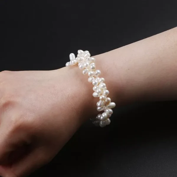 Ferskvandsperle armbånd og halskæde i en - Image 2